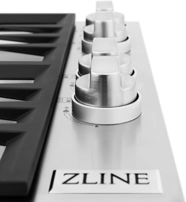 ZLINE RCBR30 30 Inch Gas Cooktop with 4 Sealed Italian Brass Burners