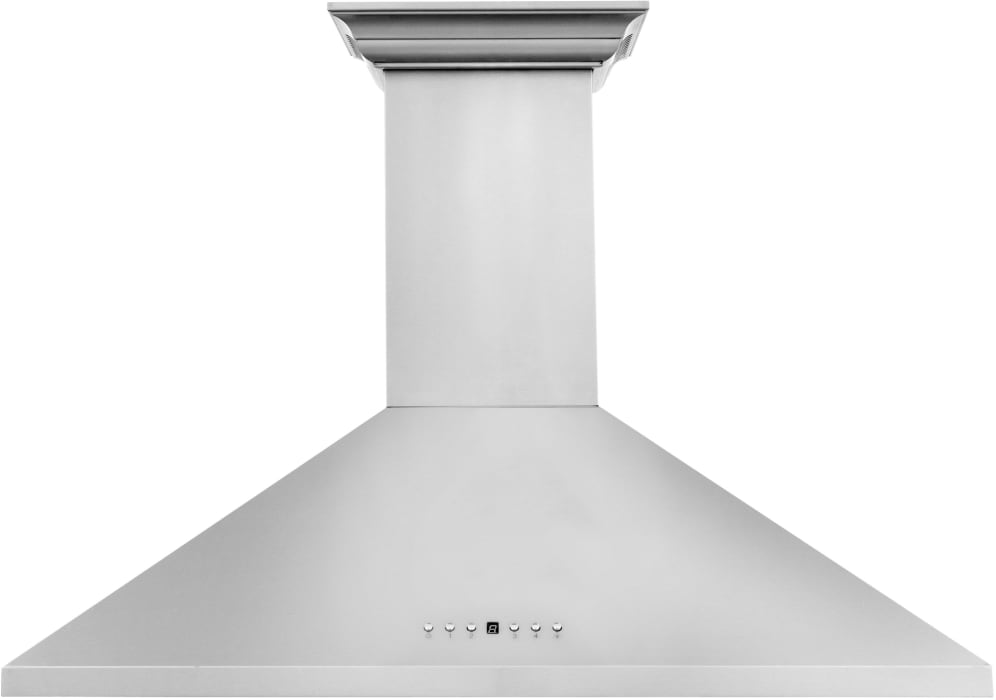 Zline Kl2crnbt30 Wall Mount Range Hood With 4 Fan Speed 400 Cfm Push Button Control Directional Led Lights Stainless Steel Baffle Filters Crown Molding Built In Crownsound Bluetooth Speakers Etl Listed And Ul