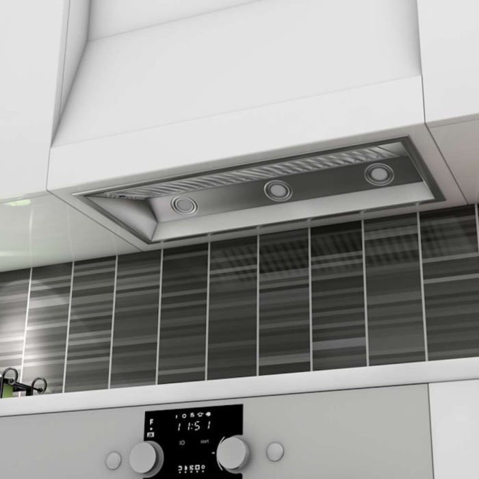 ZLINE 69534 Under Range Hood with 4Speed, LED Lighting, Stainless Steel Baffle Filters