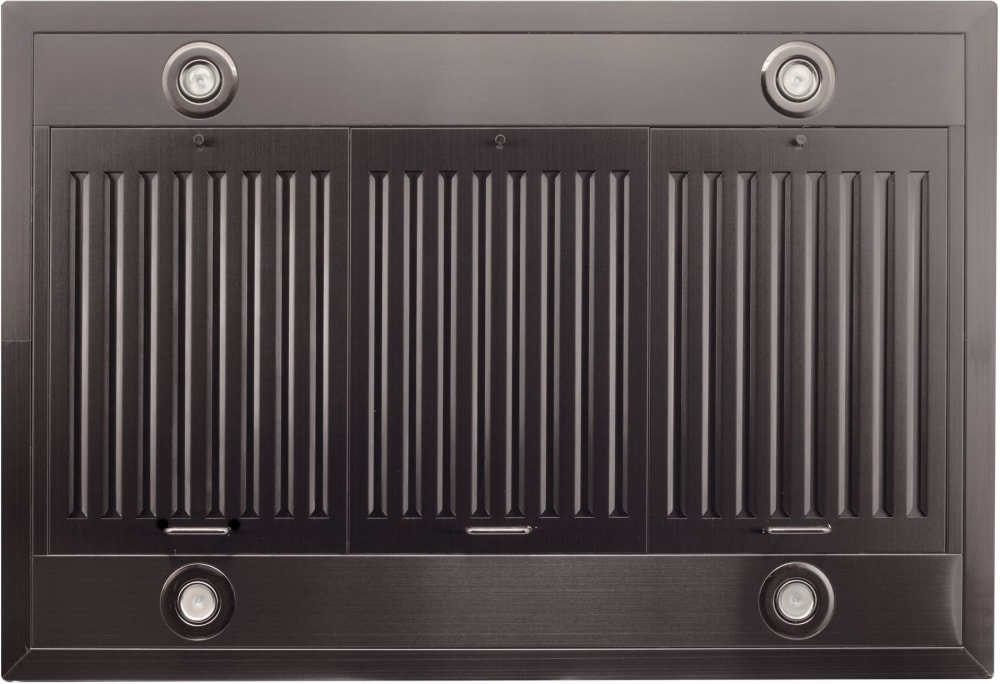 ZLINE BSGL2IN36 Island Mount Range Hood with 4Speed 400 CFM Blower