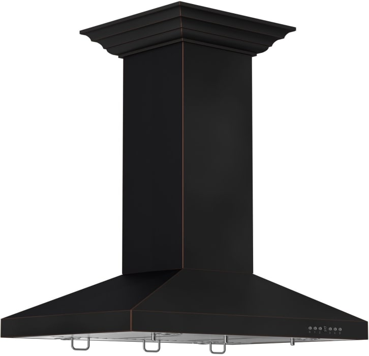 ZLINE 8KL3IB36 Designer Series 36 Inch Island Mount Chimney Hood with