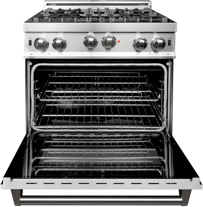 ZLINE RGWM30 30 Inch Freestanding Gas Range with 4 Italian Burners, 4.0