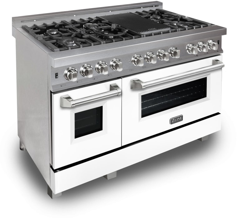 ZLINE RASWM48 48 Inch ProStyle Double Oven Dual Fuel Range with 7