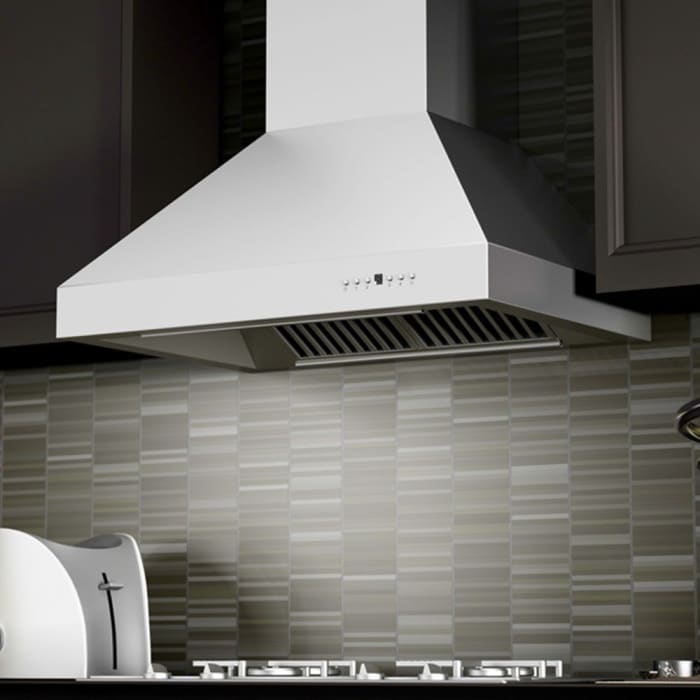 ZLINE 69736 Wall Mount Range Hood with 4Speed Motor, Push Button