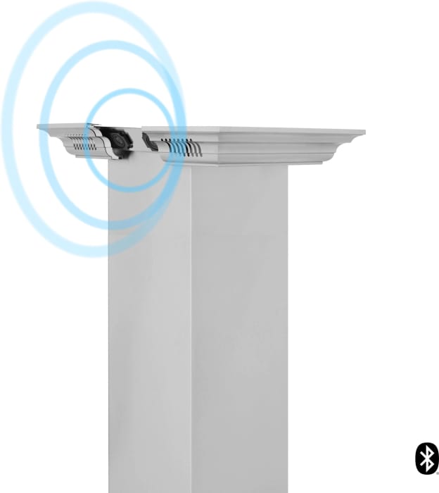 ZLINE CM6BTGL9I Crown Molding in Stainless Steel with Builtin