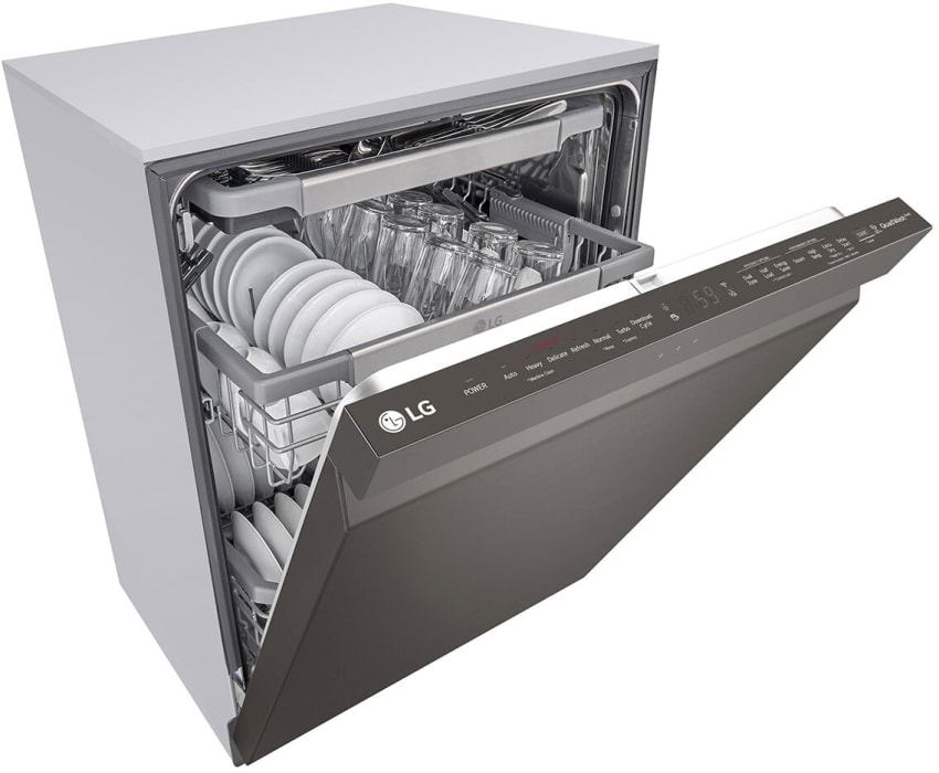 LG LDP6810BD 24 Inch Fully Integrated Smart Dishwasher with 15 Place
