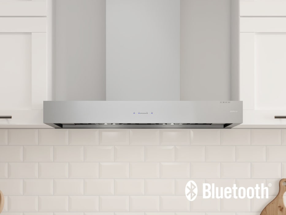 Zephyr ZRGM90BS Wall Mount Range Hood with 5-Speed/600 CFM Blower