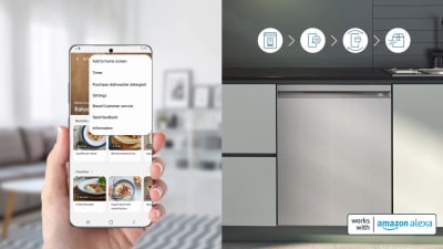 Samsung DW80B7070US 24 Inch Fully Integrated Smart Dishwasher with