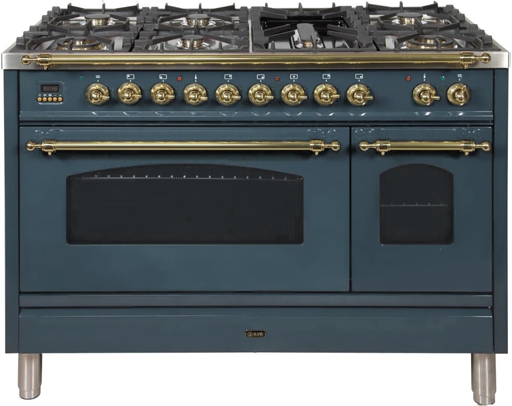 High end double oven gas range top