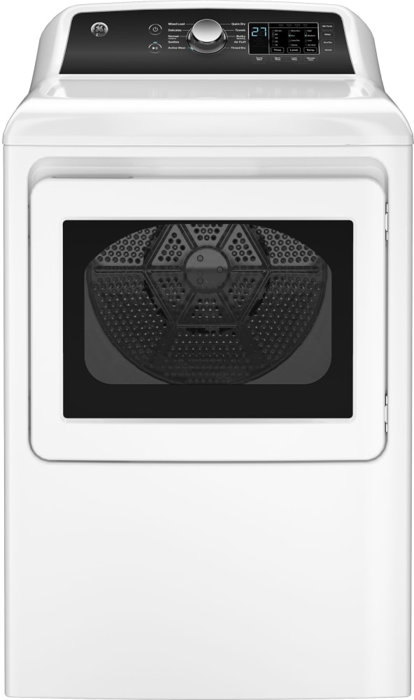 GE GTD58EBSVWS 27 Inch Electric Dryer with 7.4 cu. ft. Capacity