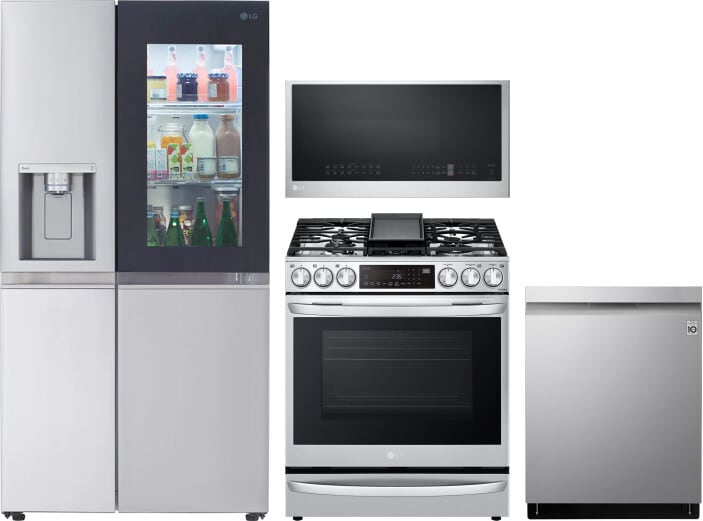 LG LG Side-by-Side Ultra Large Capacity & Electric Air Fry Freestanding  Printproof Stainless Steel