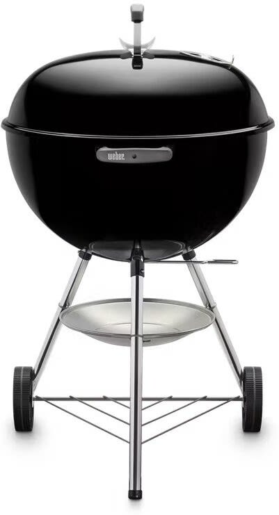 Weber 741001 Original Kettle Freestanding Charcoal Grill with 363 sq. in.  Cooking Surface, Superior Heat Retention, One-Touch Cleaning System, Lid  Hook, Precise Heat Control, Heat Shield, and Durable Cooking Grate