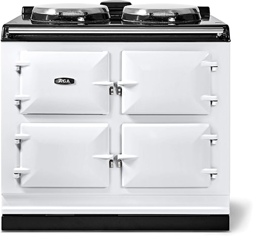Electric range with cast iron deals burners