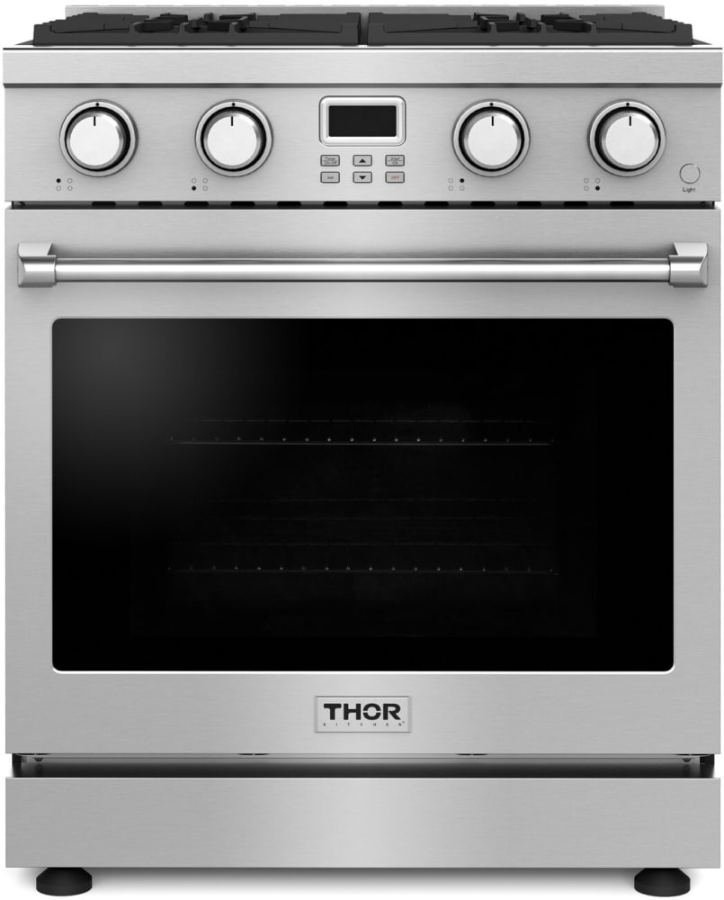 Freestanding liquid store propane gas range