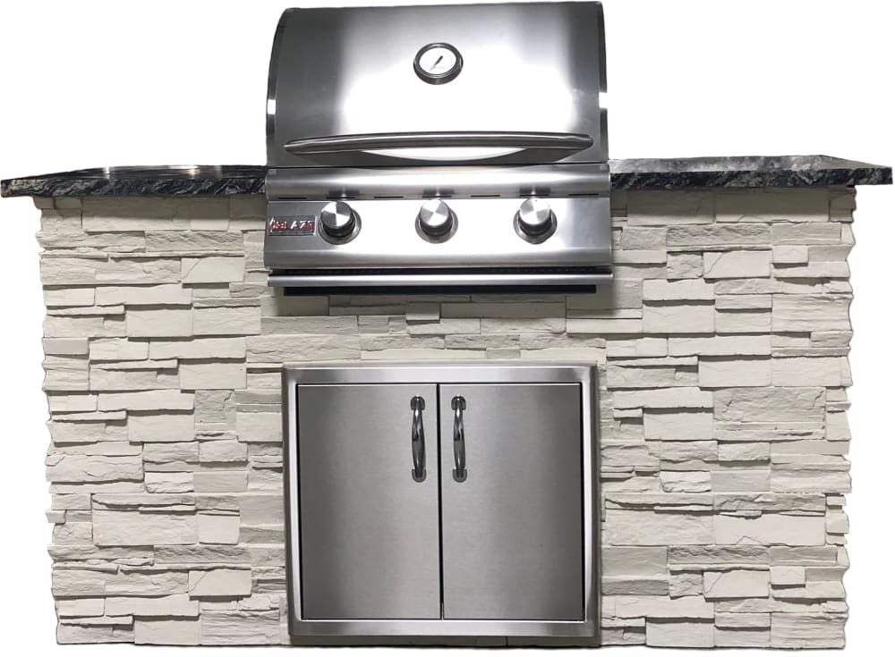 Tru Islands B25011101LP 5 Ready to Assemble Outdoor Kitchen