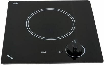 Single Electric Burner Cooktop, White