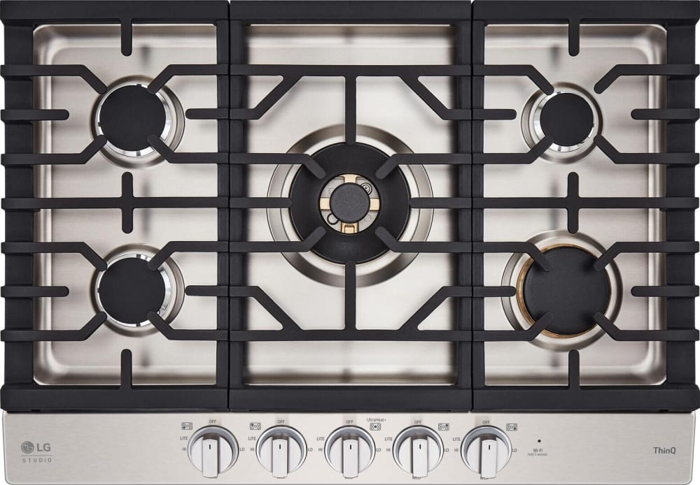 LG CBGS3028S 30 Inch Gas Cooktop with 5 Sealed Burners
