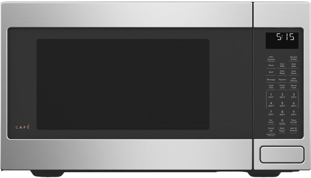 Cafe CEB515P2NSS 1.5 cu. ft. Countertop Microwave with Convection, Sensor  Cooking, Express Cook, Auto Roast, Convection Rack, LED Digital Display,  1,000 Watts and ADA Compliant