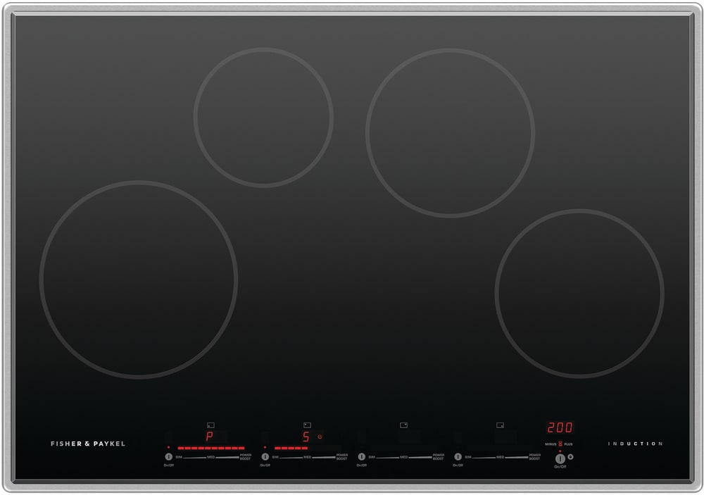 Fisher Paykel CI304PTX4 30 Inch Induction Cooktop with 4 Cooking