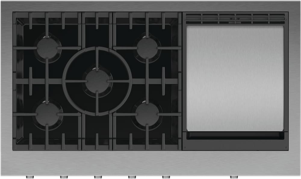 48 Inch-Gas-Rangetop-with-Built-In-Griddle