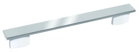 with PureLine DS6808WH Silhouette Handle Miele Chrome - Brackets White