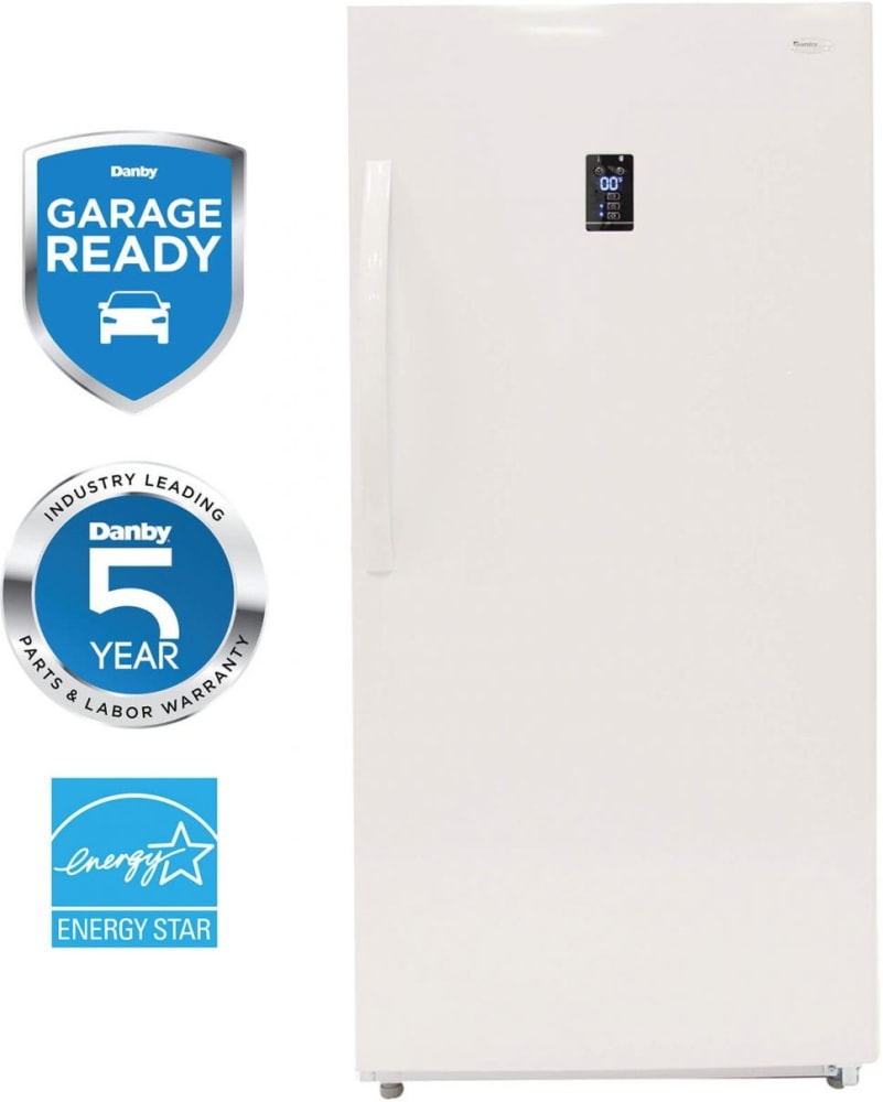 Danby DUF140E1WDD 28 Inch Upright Convertible Refrigerator Freezer
