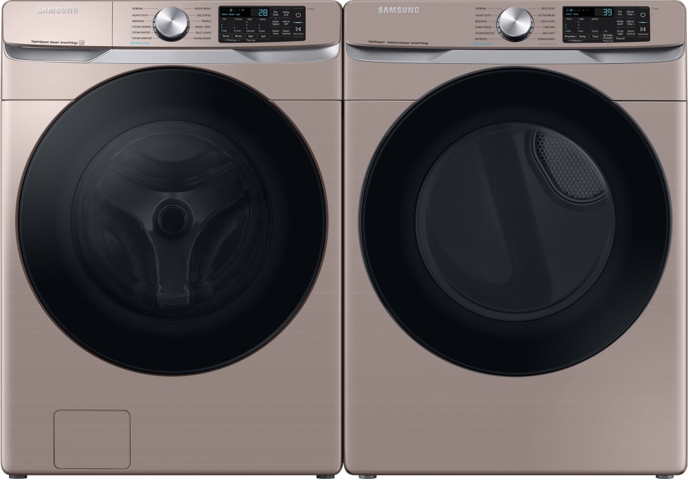 Samsung SAWADRGC6300 Side by Side Washer Dryer Set with Front