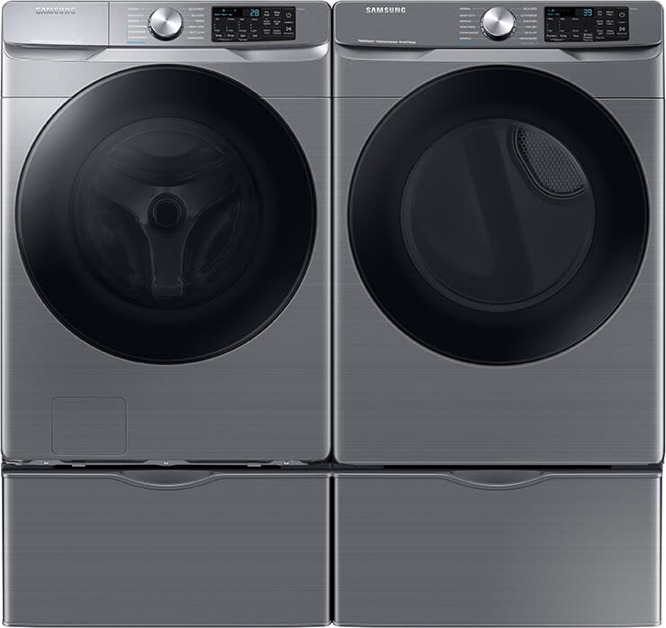 Samsung SAWADRGP6301 Side by Side on Pedestals Washer Dryer Set