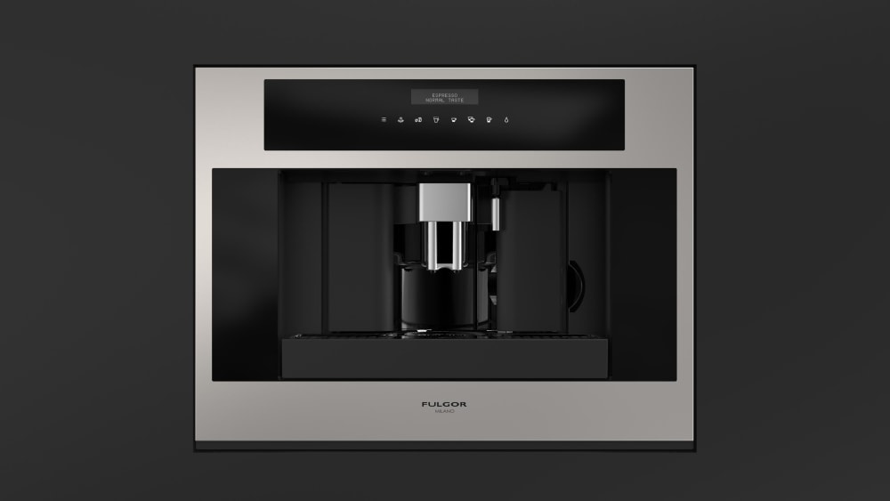 F7BC24S1 Fulgor Milano 24 Built in Fully Automatic Coffee Machine - Stainless Steel