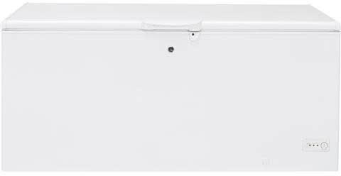 GE 74 in. 21.7 cu. ft. Chest Freezer with Manual Defrost - White