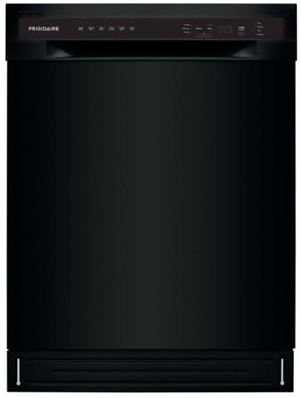 Frigidaire FFBD2420UB 24 Inch Full Console Built-In Dishwasher with 12  Place Settings, 6 Wash Cycles, 52 dBA Silence Rating, Delay Start, Hard  Food Disposer, Heated Dry, Cycle Status Indicators, Self-Cleaning Filter,  ADA