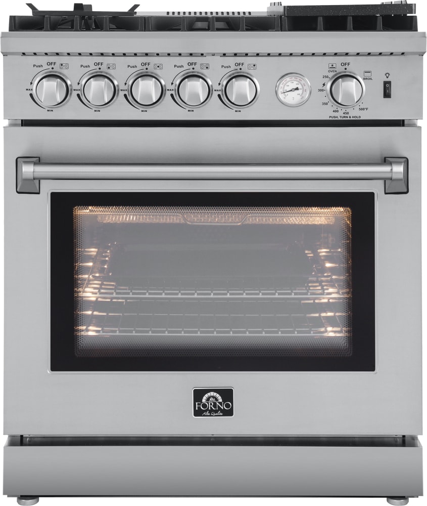 Forno FFSGS627630 30 Inch Freestanding Gas Range with 5 Sealed