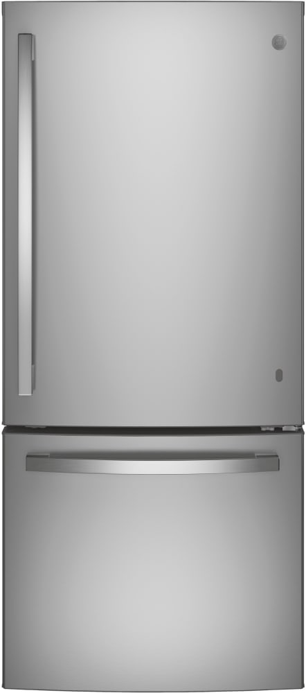 GE 21 Cu. ft. White Bottom Freezer Refrigerator