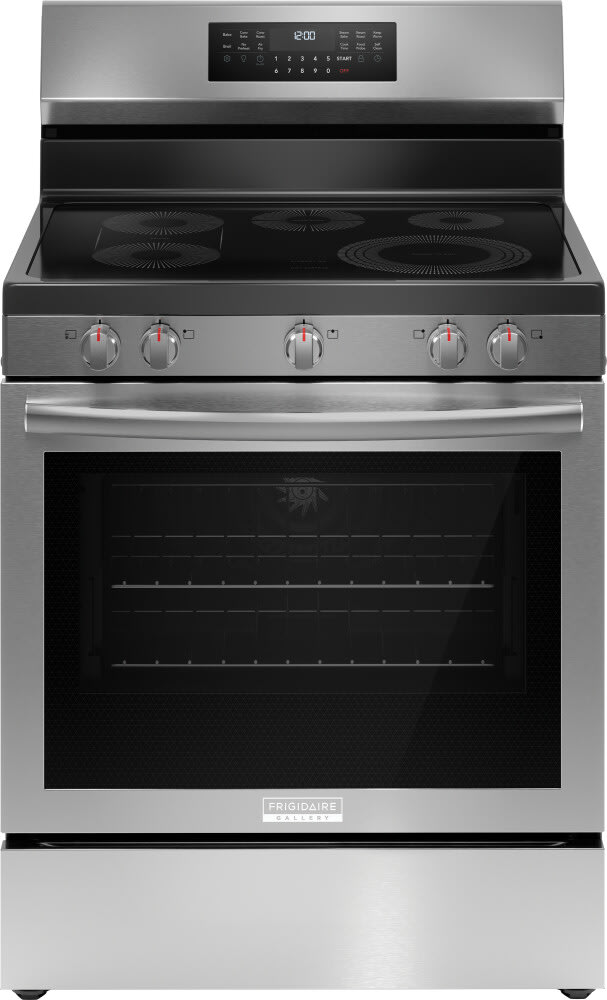 Frigidaire double oven electric clearance range