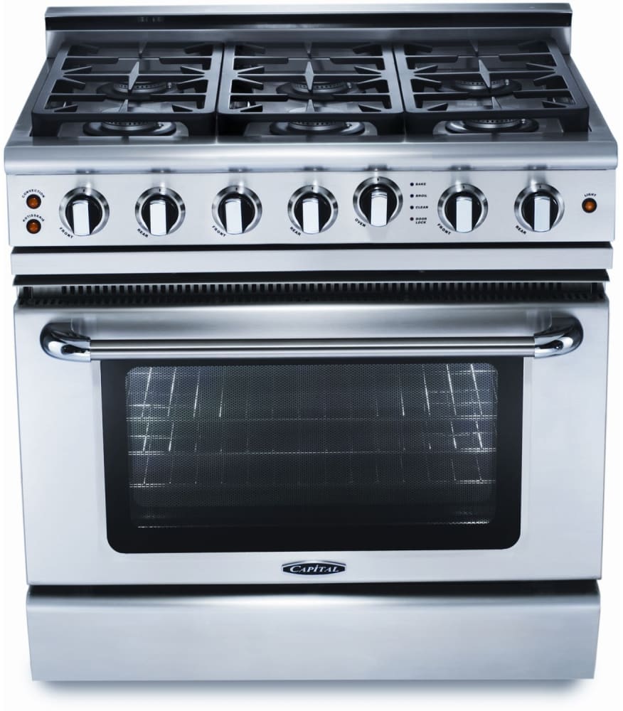 36 Gas Range - 6 Burners