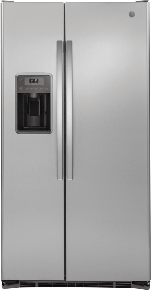 Ge profile side by side outlet