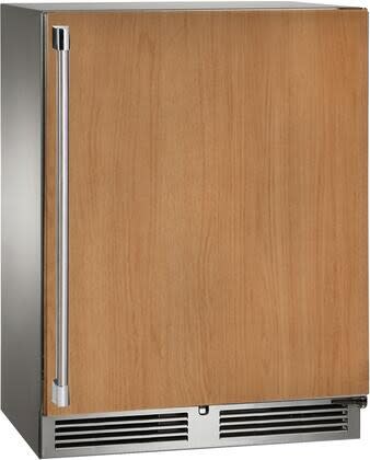 Perlick 24 Signature Series Shallow Depth Beverage Center - Indoor Model, Stainless Steel Glass Door / Left