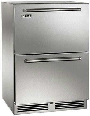 Perlick HP24FS36 24 Inch Built-in Undercounter Freezer Drawers