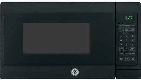 GE 0.7 Cu. Ft. Spacemaker Countertop Microwave Oven Black on Black  JEM3072DHBB - Best Buy