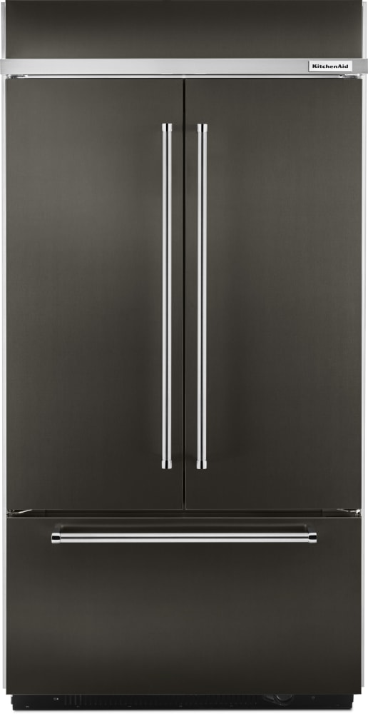 KitchenAid KBFN502EBS 42 Inch Built In French Door Refrigerator