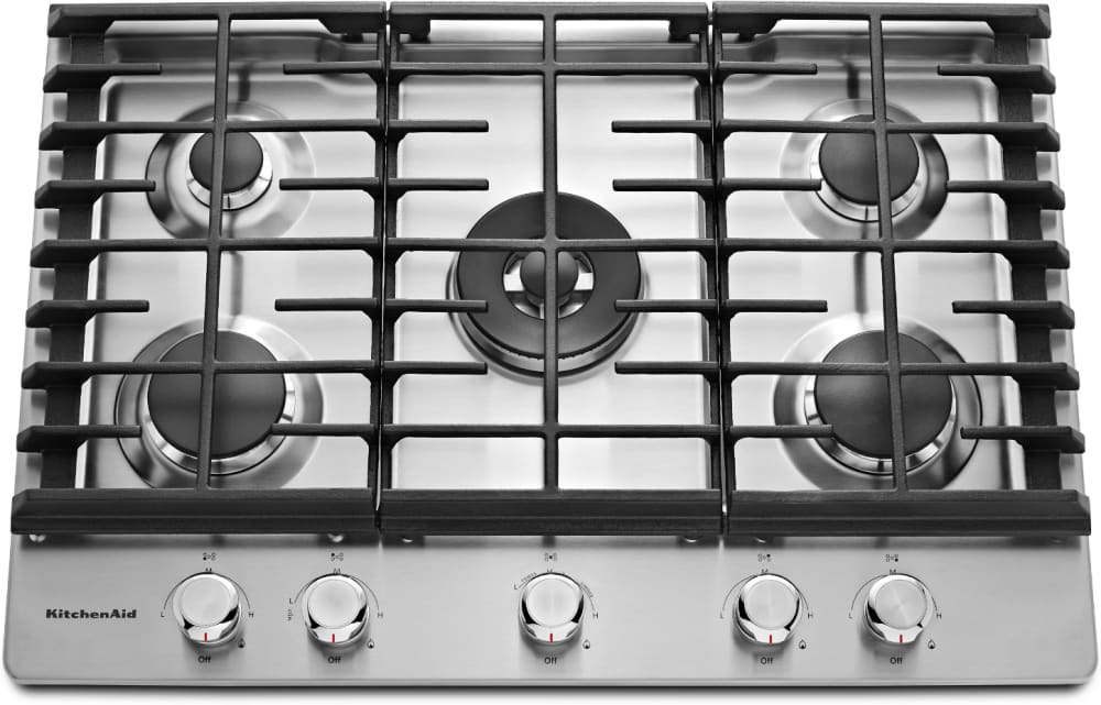 Kitchenaid 30 inch downdraft gas hot sale cooktop