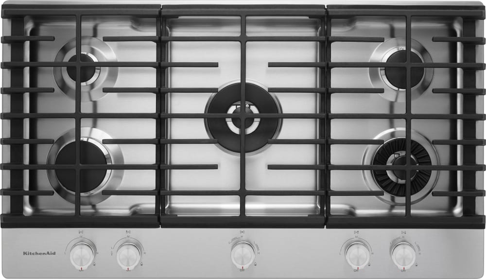 Stainless Steel Cooktop 6 Burner with Heavy Duty Cast Iron Grate