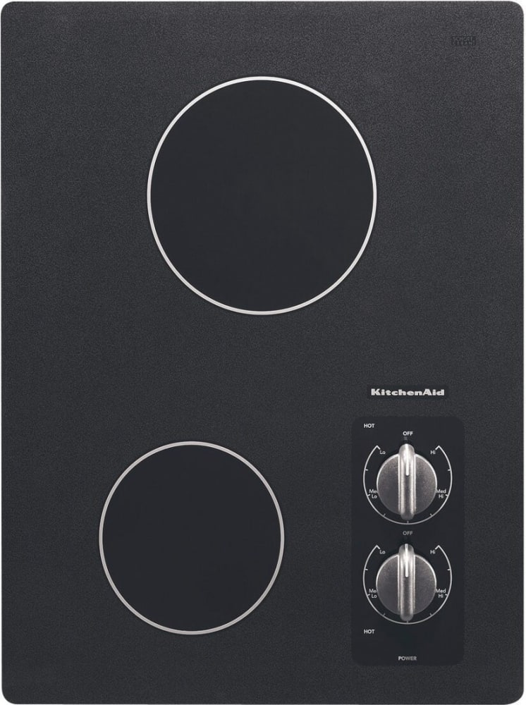 Electric Cooktop - 2-Burner Ceramic Glass - Force 10