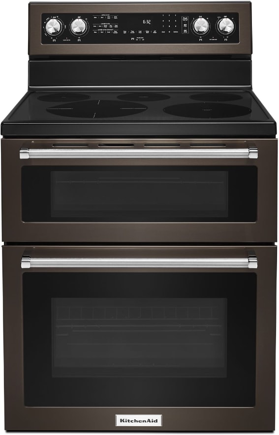 KitchenAid - KFED500EBS - 30-Inch 5 Burner Electric Double Oven