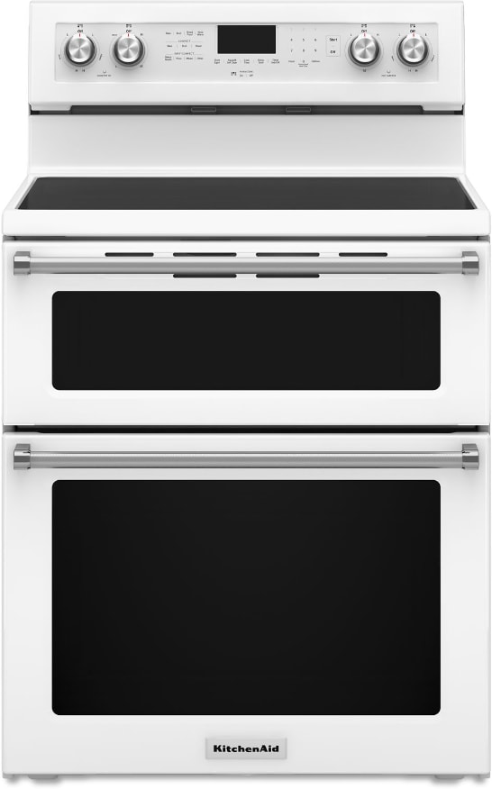 Frigidaire Professional 40-in Glass Top 3.7-cu ft / 1.7-cu ft Self-cleaning  Double Oven Electric Range (Stainless Steel) at