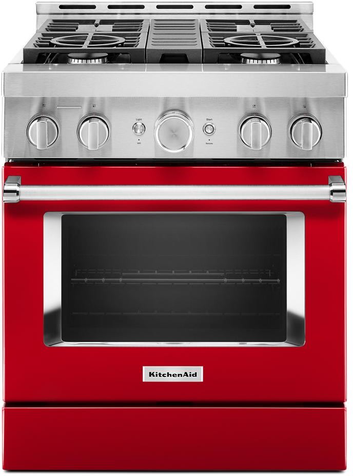 KitchenAid KFGC500JPA 30 Inch Freestanding Gas Smart Range with 4