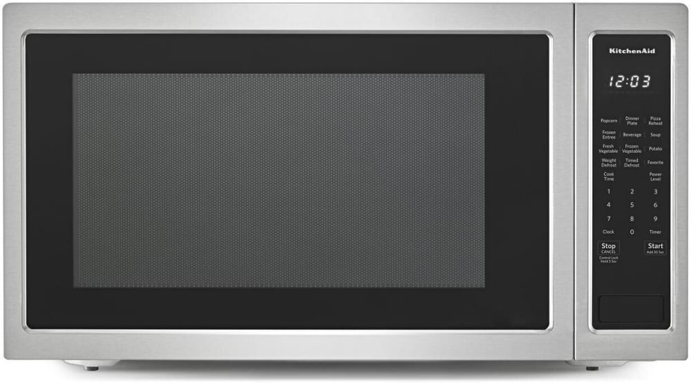 KitchenAid 2.2-cu ft 1200-Watt Countertop Microwave (Stainless Steel) at