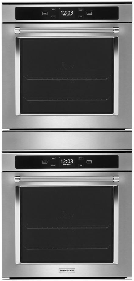 24 electric double wall clearance oven self cleaning