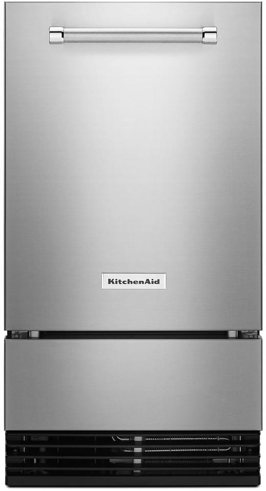 KitchenAid 18 Stainless Steel with PrintShield Finish Automatic Ice Maker