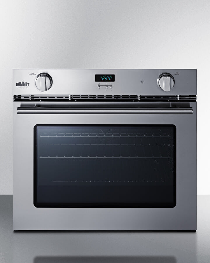 Summit SGWOGD27 27 Inch Single Gas Wall Oven with 3.0 Cu. Ft